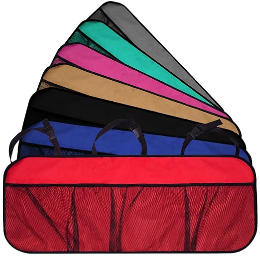 FH Group E-Z Travel Multi-Pocket Trunk Organizer, (BLUE) Universal Fit, Waterproof Large Capacity Hanging Car Organizer Seat Back Protectors Multi-Pocket Car Travel Storage Durable Foldable Storage