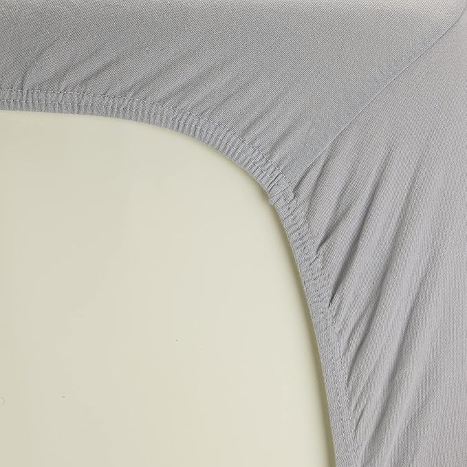 2 Pack n Play Mattress Sheets – 100% Jersey Knit Cotton Soft Portable Crib Mattress Sheet for Boys with Blue and Yellow Precious Moments Design; 2 Pk Playpen Mattress or Mini Crib Fitted Sheet Set