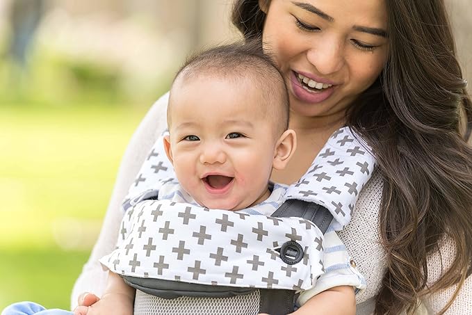 Mila Millie Premium Drool and Teething Reversible Cotton Pad - Fits Ergobaby Four Position 360 and Most Baby Carrier
