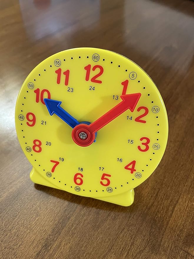 Learning Clock for Kids, Student Learning Clocks Teaching Time 12/24 Hours Geared Clock 4+Years Seller