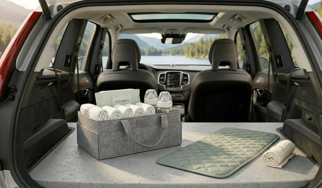 How to Set Up a Portable Car Diaper Changing Kit for Family Road Trips