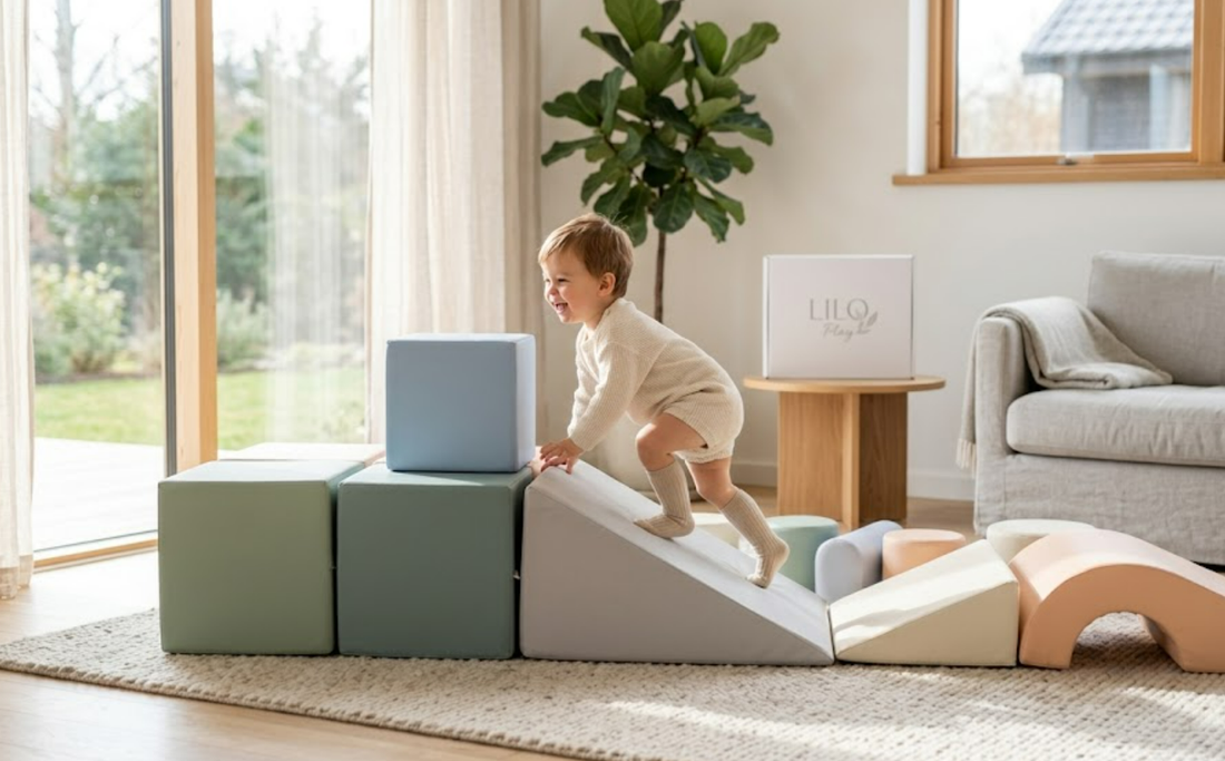 Active Play at Home: How Soft Foam Play Blocks Build Gross Motor Skills