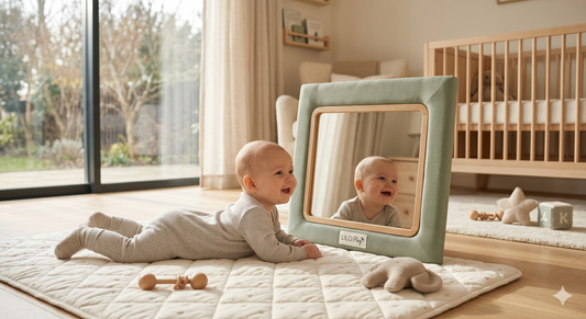The Power of Tummy Time Floor Mirrors: Stimulating Visual Tracking and Self-Discovery