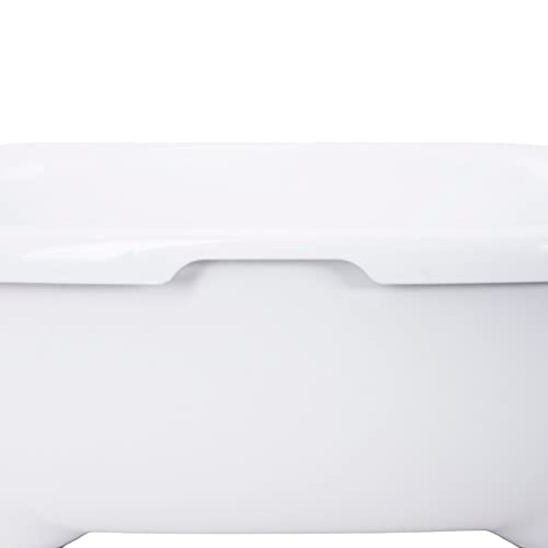 Prince Lionheart TUBIMAL Infant and Toddler Bath Tub - SHEEP | Tub Becomes a Storage Bin | Include a Stackable Lid and Infant Mesh Hammock | Innovative Outside Drain Plug | Perfect Bin for Toy Storage
