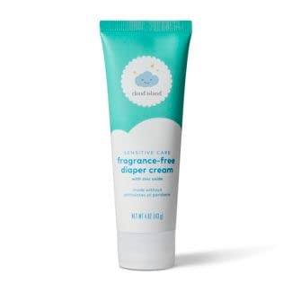 Cloud Island Sensitive Care Fragrance-Free Baby Diaper Cream - 4oz
