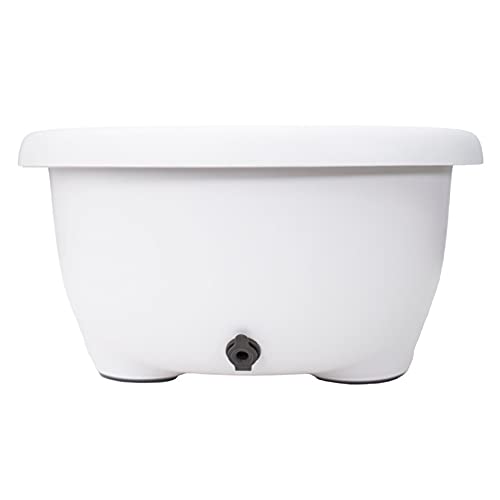 Prince Lionheart TUBIMAL Infant and Toddler Bath Tub - SHEEP | Tub Becomes a Storage Bin | Include a Stackable Lid and Infant Mesh Hammock | Innovative Outside Drain Plug | Perfect Bin for Toy Storage