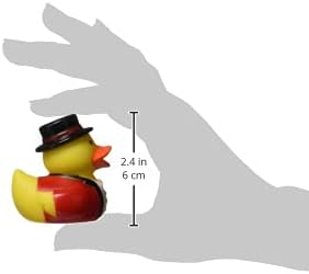 Colorful Carnival Rubber Ducks - 2.5"x2" (Pack of 6) - Vibrant Collectible & Floatable Ducks - Perfect for Kids & Themed Parties