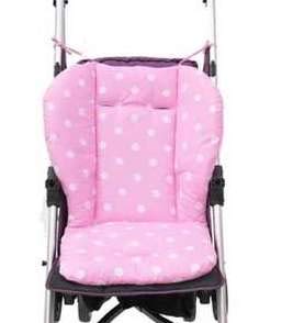 Stroller and Car Seat Replacement Parts/Accessories to fit Bugaboo Products for Babies, Toddlers, and Children (Pink Polka Dot Cushion)