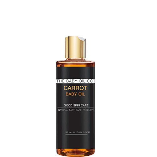 Carrot Baby Oil, (Natural Skin Care for Delicate Skin) newborn + toddler