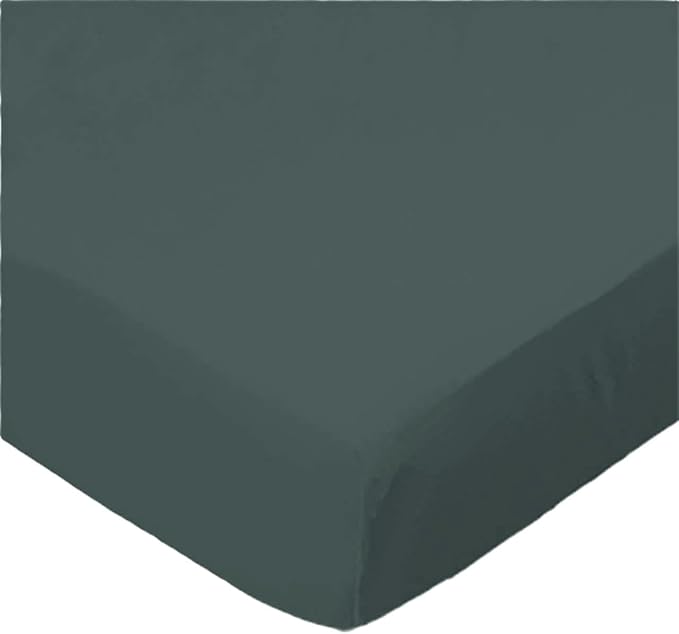 SheetWorld Baby Fitted Square Play Yard Sheet Fits Joovy 38 x 38 inches, 100% Cotton Woven Sheet, Unisex Boy Girl, Solid Teal Woven, Made in USA