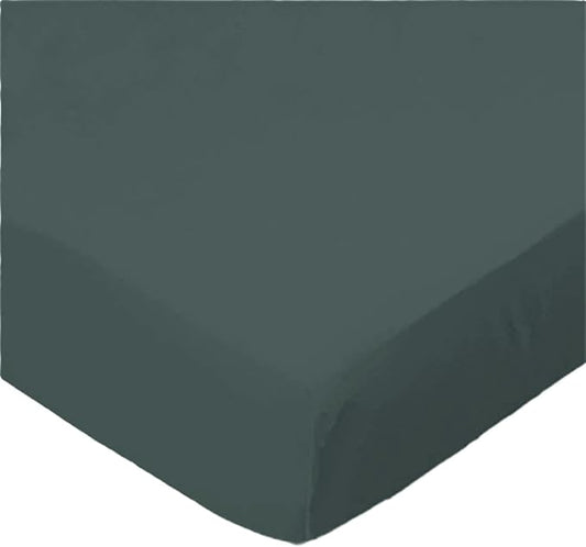 SheetWorld Fitted Pack N Play Playard Sheet 36x36, Fits The Graco Tot Bloc, Delta Children Playard, and All 36 x 36 Mattresses, 100% Cotton Woven, Solid Teal Woven, Made in USA