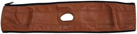 Classic PU Leather Handle Cover for Doona Stroller & Car Seat, Black or Brown, Compatible with All Doona Models, Soft Touch, Water Repellent, Easy to Clean