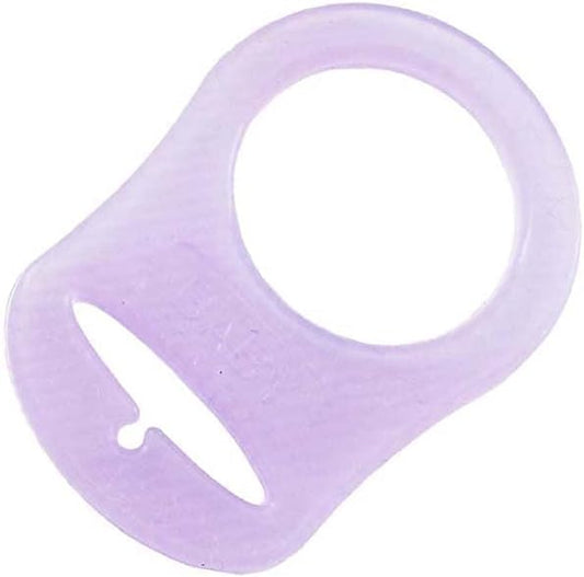 10 MAM Ring Button Style Pacifier Adapter (Purple)