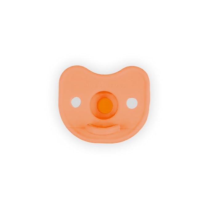 Kids Heroes Baby Pacifiers 0-6 Months, Orthodontic Pacifier Newborn, One-Piece Silicone Pacifier, BPA Free, 2 Pack
