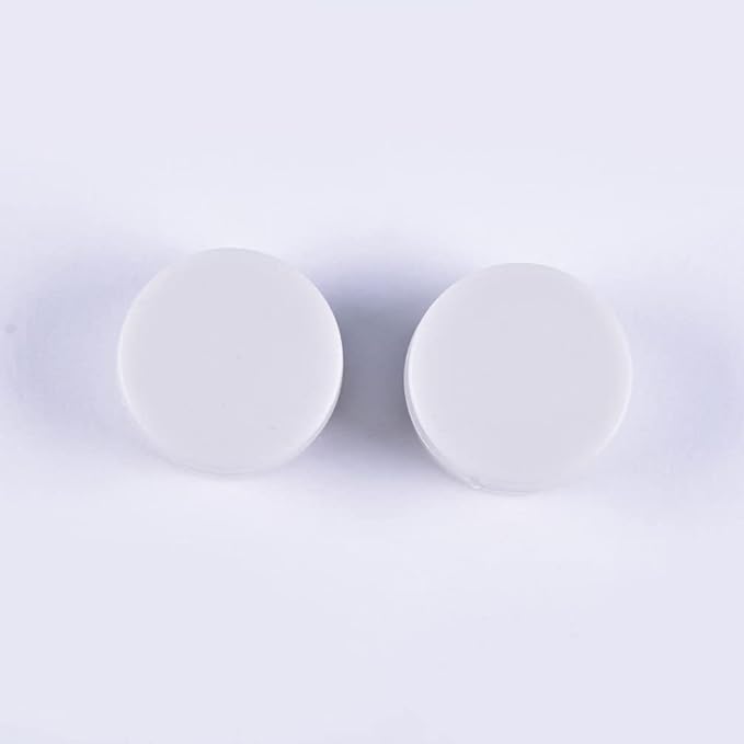Baby Tots Baby Rattles 100 Pcs Toy Rattle Box Repair Pet Toy Noise Maker Insert Squeaker Plastic Ring Box Repair Fix for Pet Dog White 20mm