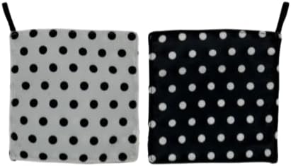 Baby Paper–2 Pack of Crinkly, Sensory Toys, White/Black Dot & Multi Color Polka Dot