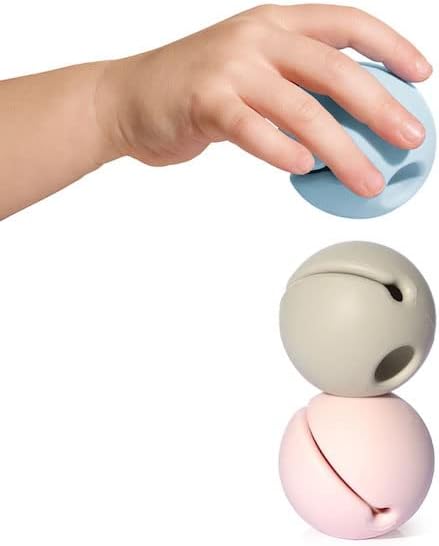 Fat Brain Toys MOX 3-Set Pastel by MOLUK - Sensory Balls, Creative Play, Ages 0+