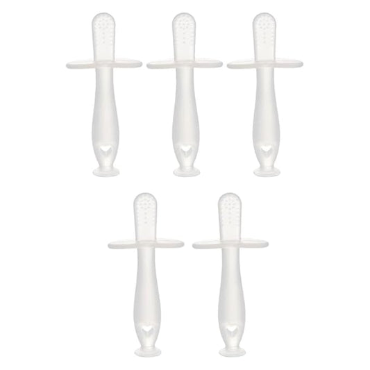 EXCEART 5Pcs Silicone Baby Teething Stick Clear Toddler Teethers Baby Chew Stick for Newborn Baby Healthy Molar Growth Toys