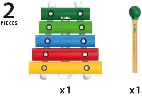 BRIO World - 30182 Musical Xylophone Baby Toy | Fun Baby Toy for Kids Ages 18 Months and Up