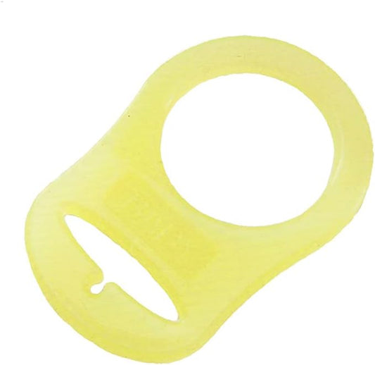 10 MAM Ring Button Style Pacifier Adapter (Yellow)