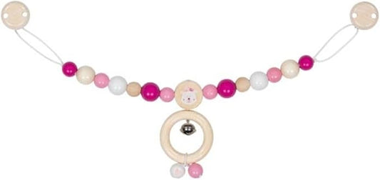 goki 65266 Pram Chain Polar Bear with Clips