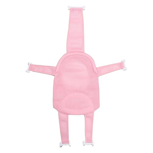 Baby Bath Seat Support Net Slip Proof Universal Detachable Bath Sling Bathtub Sling Shower Mesh Bathtub Sit Up Mesh with 5 Safety Support Corner ()