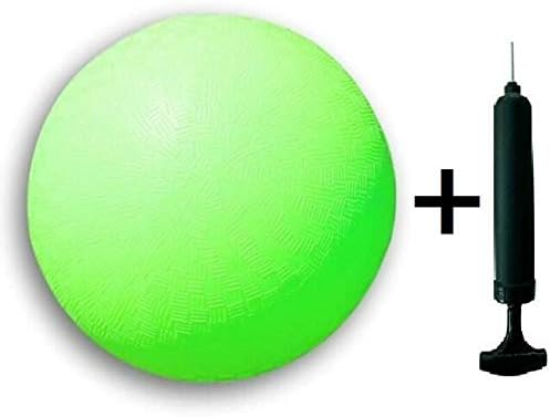 Toys+ 8.5 Inch Colorful Playground Ball + Pump