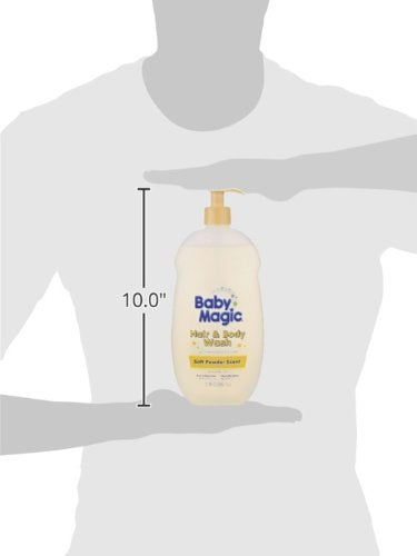 Baby Magic Hair and Body Wash, Soft Powder Scent, 30 Ounces