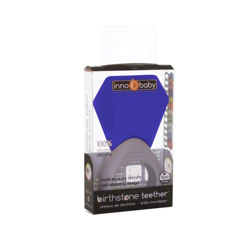 Innobaby TEETHIN' Smart Birthstone Ring TEETHER - September (Sapphire)