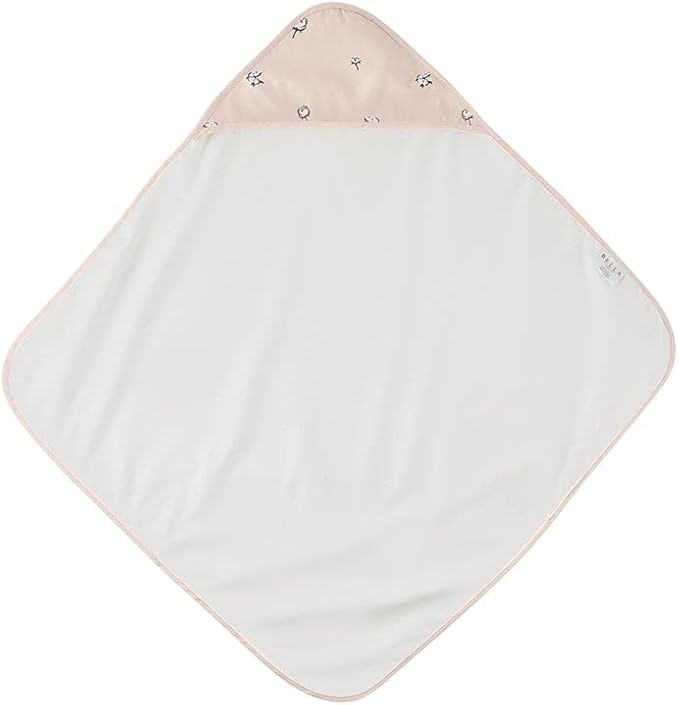 Stephan Baby Towels - Quick Dry Microfiber Infant or Toddler Beach Towel with Hood, 30-Inch Square, Pink - Blossom