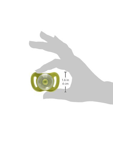 JOOVY 2 Piece Airnoogie Pacifier, Lime, Medium