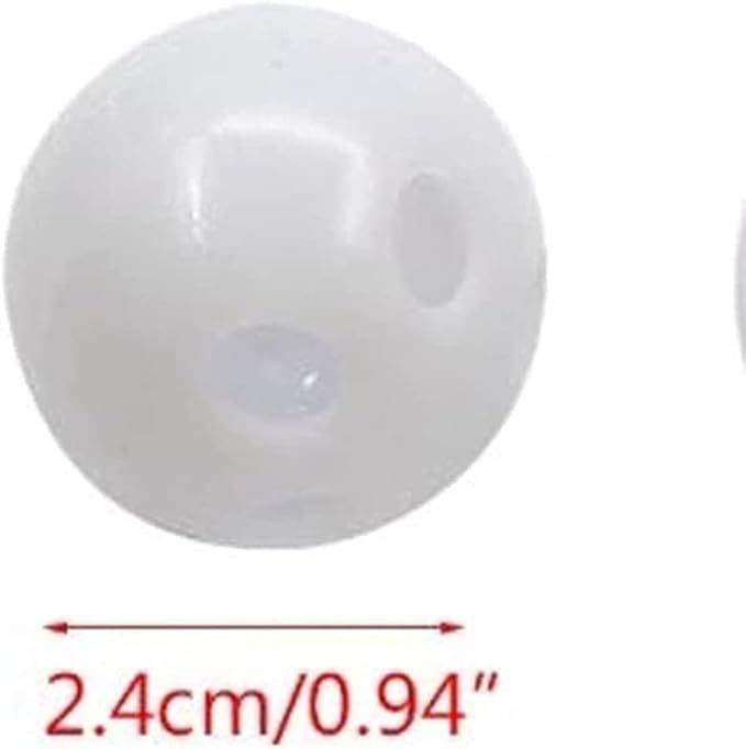 Jowxsx 10 Pcs Rattle Balls Inserts Rattle Box Repair Doll Noise Maker Noise Maker Insert Rattle Toy for Animal Puppet Doll Baby Pet Toy