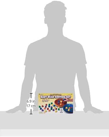 Learning Resources Baby Bear Sorting Set - Counting Toys, Color Recognition, Fine Motor Skills, 108 Pieces, Ages 3+