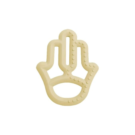 MinikOiOi Toothee 100% Silicone Teether 3m+ (Yellow)
