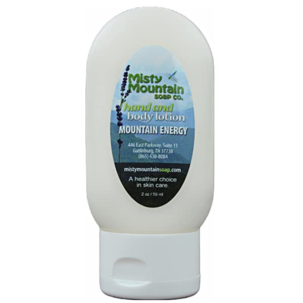 Mountain Energy Hand and Body Lotion 2 oz. - Handmade by Misty Mountain Soap Co.