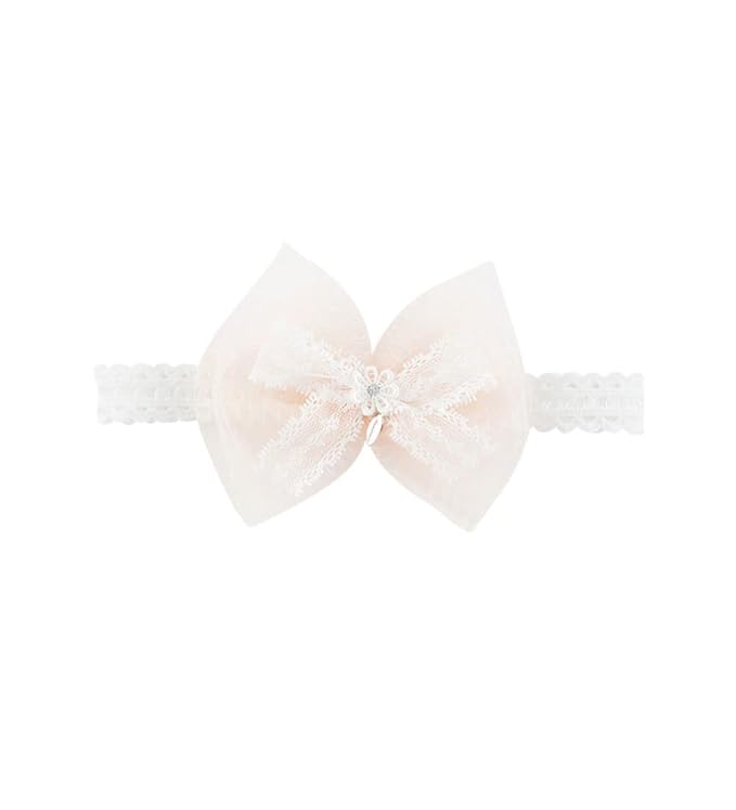 Bethynas Baby Girls Cute Bow-knot Headband Soft Lace Floral Hairbands Newborn Infant Toddlers Kids Hair Accessories (Style 5)