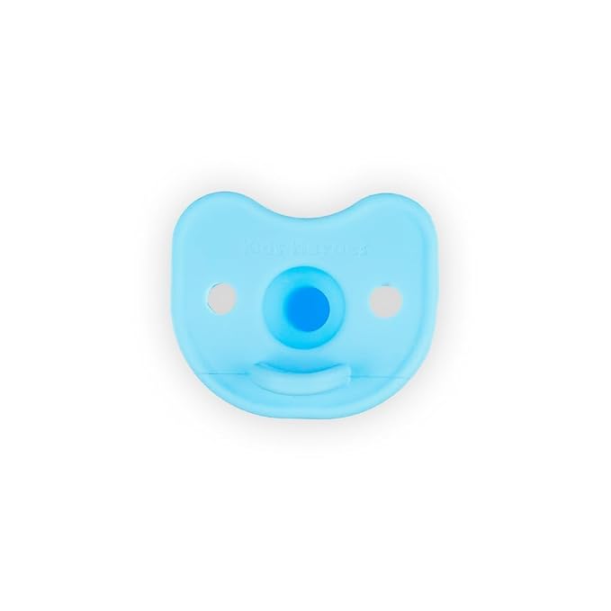 Kids Heroes Baby Pacifiers 0-6 Months, Orthodontic Pacifier Newborn, One-Piece Silicone Pacifier, BPA Free, 2 Pack
