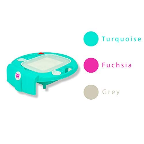 OKBABY Space - Mini Washbasin for Children, Attaches to Bathtub or Bidet - Fuchsia
