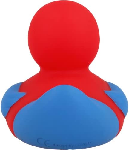Spidy Rubber Duck Bath Toy | Super Hero | Safe for All Ages | Collectable, 100's to Chose | 3 x 3 x 3.5