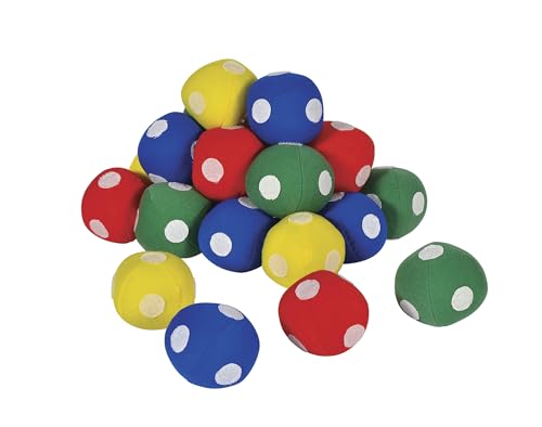Sportime Soft Hook-N-Loop Balls, 2-1/2 Inches, Assorted Colors, Pack of 24