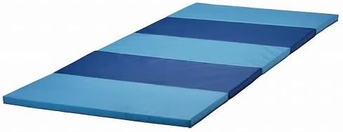 Ikea M70552267 PLUFSIG Pelfsig Folding Gym Mat, Blue, 30.7 x 72.8 inches (78 x 185 cm),
