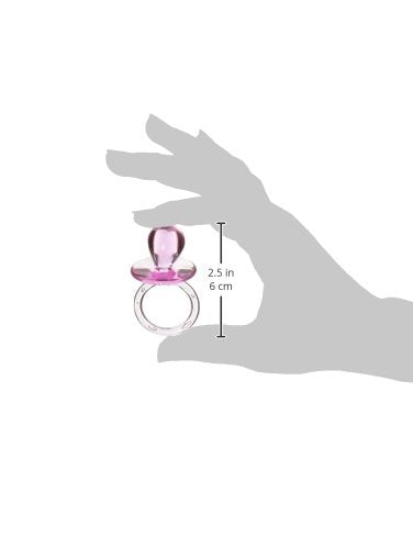 12 Pcs 2.5 Pink Pacifiers Baby Shower Party Game Decoration Favors