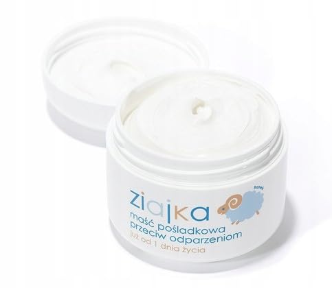 ZIAJA BABY - NAPPY CREAM DIAPER RASH OINTMENT AGAINST BURN FOR NEWBORNS AND BABIES - 50ml
