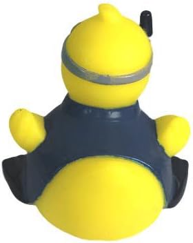 3" Rubber Duck [Sealed Hole, Floats Upright] - Baby Safe Bathtub Bathing Toy - Snorkel Rubber Duck