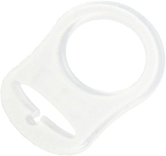 10 MAM Ring Button Style Pacifier Adapter (White)