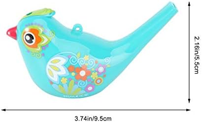 1Pcs Coloured Drawing Water Bird Whistle Bathtime Musical Toy for Kids Early Learning Educational Children Gift Toy Musical Instrument