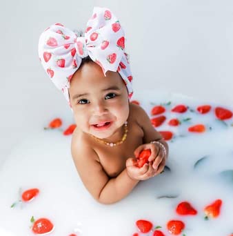 Baby Headbands Valentine's Day Baby Bows Stretchy Red Headbands for Newborns Infant Cute Hair Accessories (PR21)