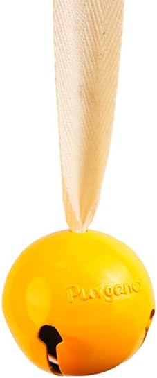Yellow Bell with Ribbon, Montessori Baby Toy