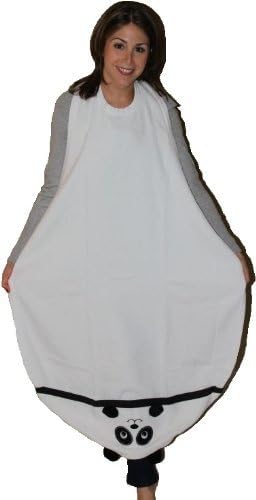 Extra Large Hands Free Absorbent Hooded Towel, Panda, Frenchie Mini Couture