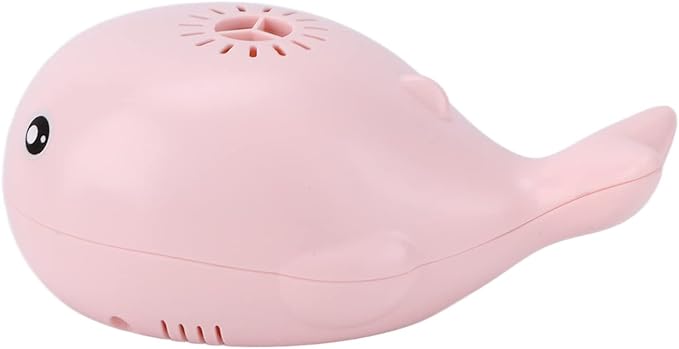 ZJchao Whale Bath Toy, Baby Bath Toys Electric Whale Floating Ball Cute USB Charging Portable Floating Ball for Children (Pink)